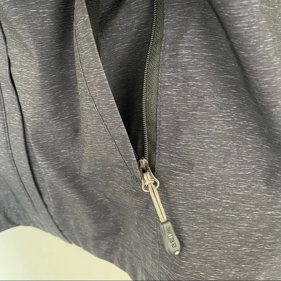 32 DEGREES COOL Gray Hooded Zip Up Rain Jacket S - Picture 6 of 11